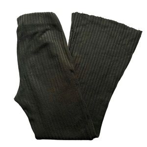 Urban Outfitters Dark Green Knit Flare Pants